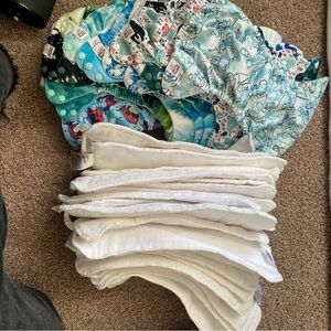 Mama Koala Reusable Cloth Diaper Covers & Inserts Set